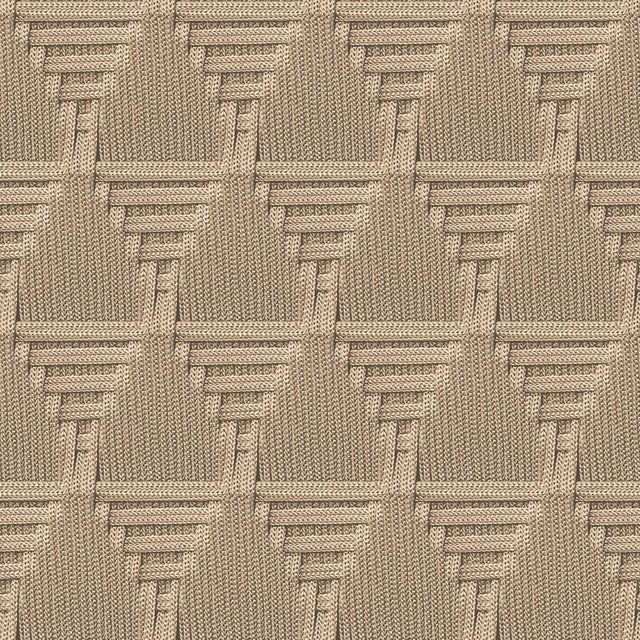 DecoratorsBest Rope Weave Diamond Beige Wallpaper