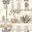 DecoratorsBest Mediterranean Villa Garden Beige Wallpaper