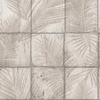 DecoratorsBest Rustic Palm Shadow Tile Beige Wallpaper