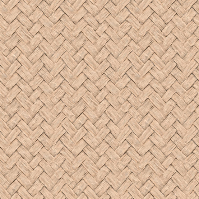 DecoratorsBest Faux Natural Weave Taupe Wallpaper