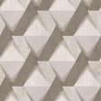 DecoratorsBest Modern Losange Wood Taupe Wallpaper
