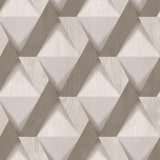 DecoratorsBest Modern Losange Wood Taupe Wallpaper