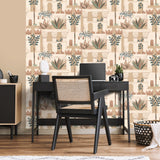 DecoratorsBest Mediterranean Villa Garden Orange Wallpaper