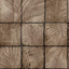 DecoratorsBest Rustic Palm Shadow Tile Taupe Wallpaper