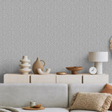 DecoratorsBest Faux Natural Weave Grey Wallpaper