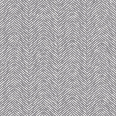 DecoratorsBest Nomad Herringbone Stripe Dark Grey Wallpaper