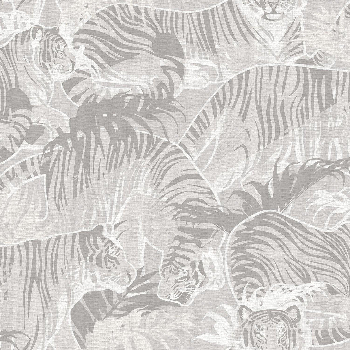 DecoratorsBest Tiger Squad Grey Wallpaper