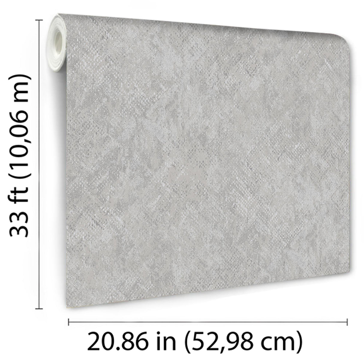 DecoratorsBest Python Diamond Texture Light Grey Wallpaper