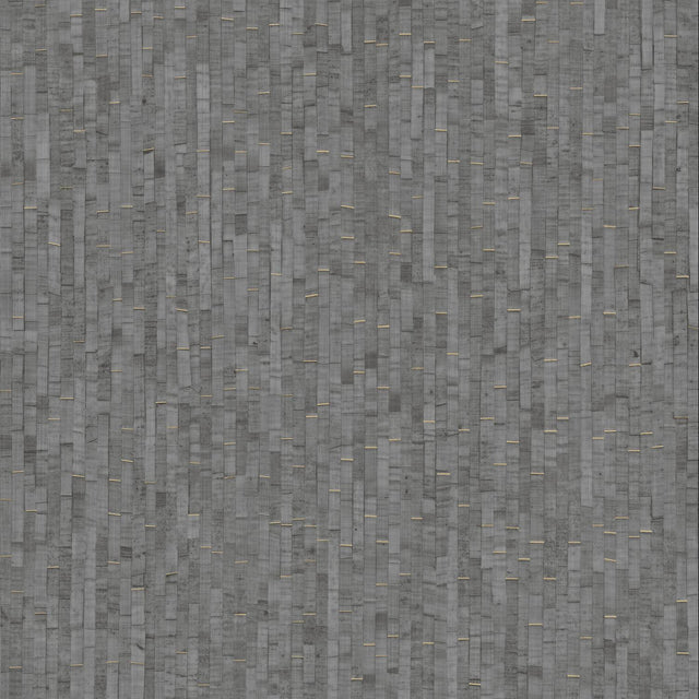 DecoratorsBest Faux Natural Straw Dark Grey Wallpaper