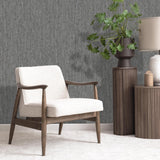 DecoratorsBest Faux Natural Straw Dark Grey Wallpaper