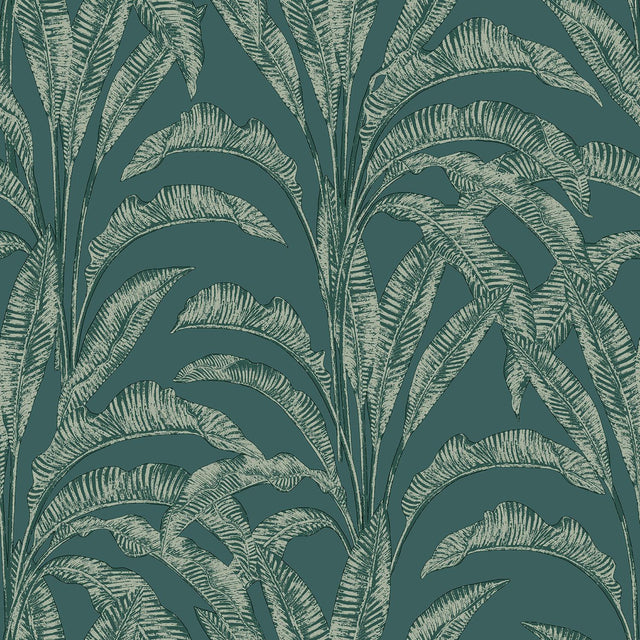 DecoratorsBest Luxe Tropical Palm Green Wallpaper