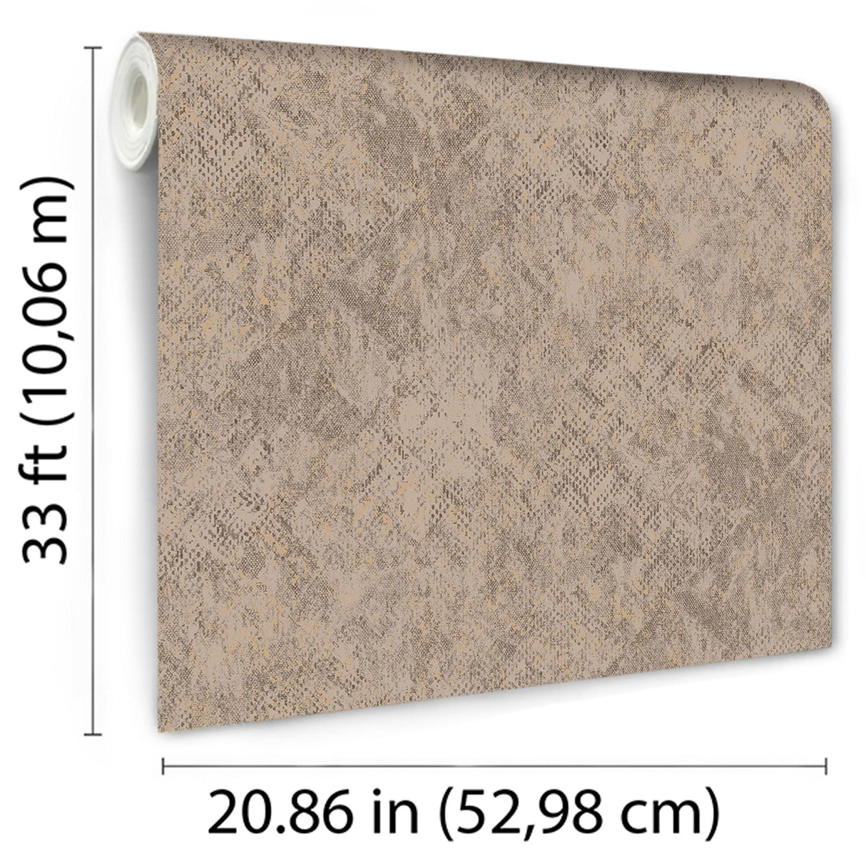DecoratorsBest Python Diamond Texture Taupe Wallpaper