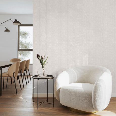 DecoratorsBest Nomad Herringbone Stripe Greyish Beige Wallpaper