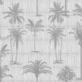 DecoratorsBest Vintage Palm Grove Light Grey Wallpaper