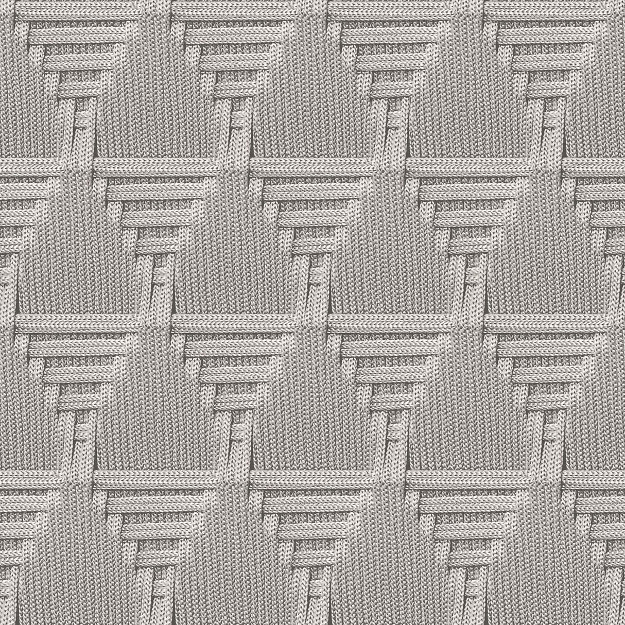 DecoratorsBest Rope Weave Diamond Light Grey Wallpaper