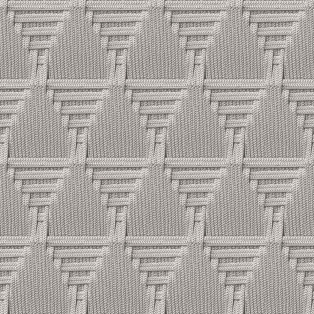 DecoratorsBest Rope Weave Diamond Light Grey Wallpaper