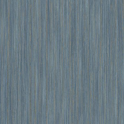 DecoratorsBest Fine Textured Stria Blue Wallpaper