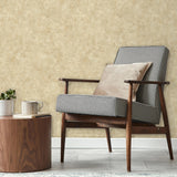 DecoratorsBest Embossed Crackled Texture Earthy Yellow Wallpaper