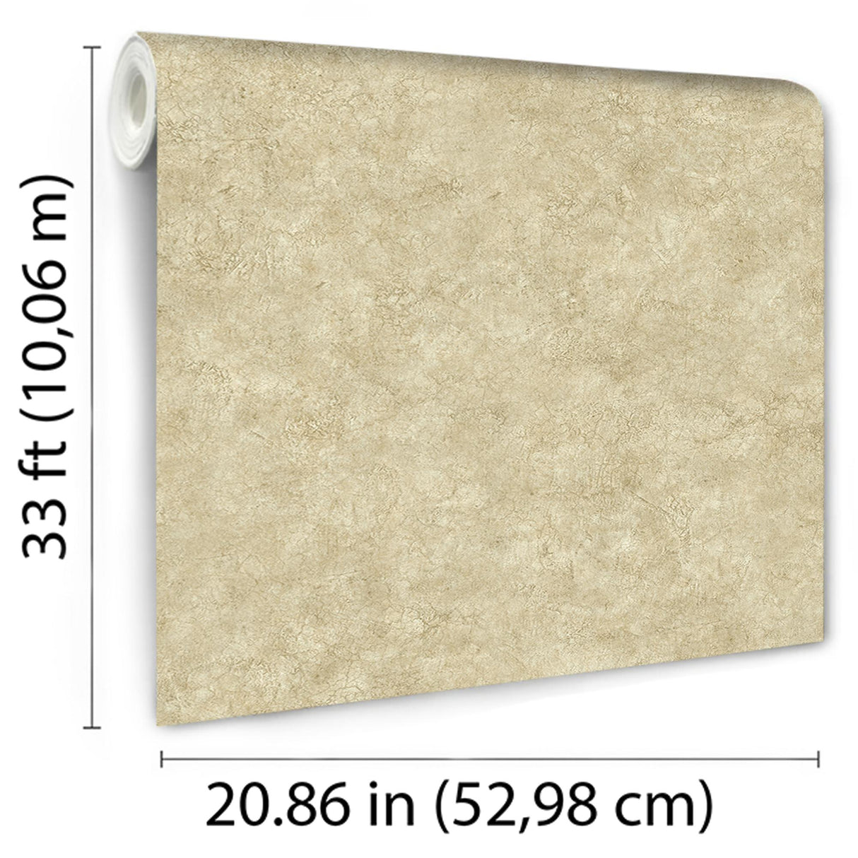 DecoratorsBest Embossed Crackled Texture Earthy Yellow Wallpaper