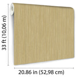 DecoratorsBest Fine Textured Stria Yellow Wallpaper