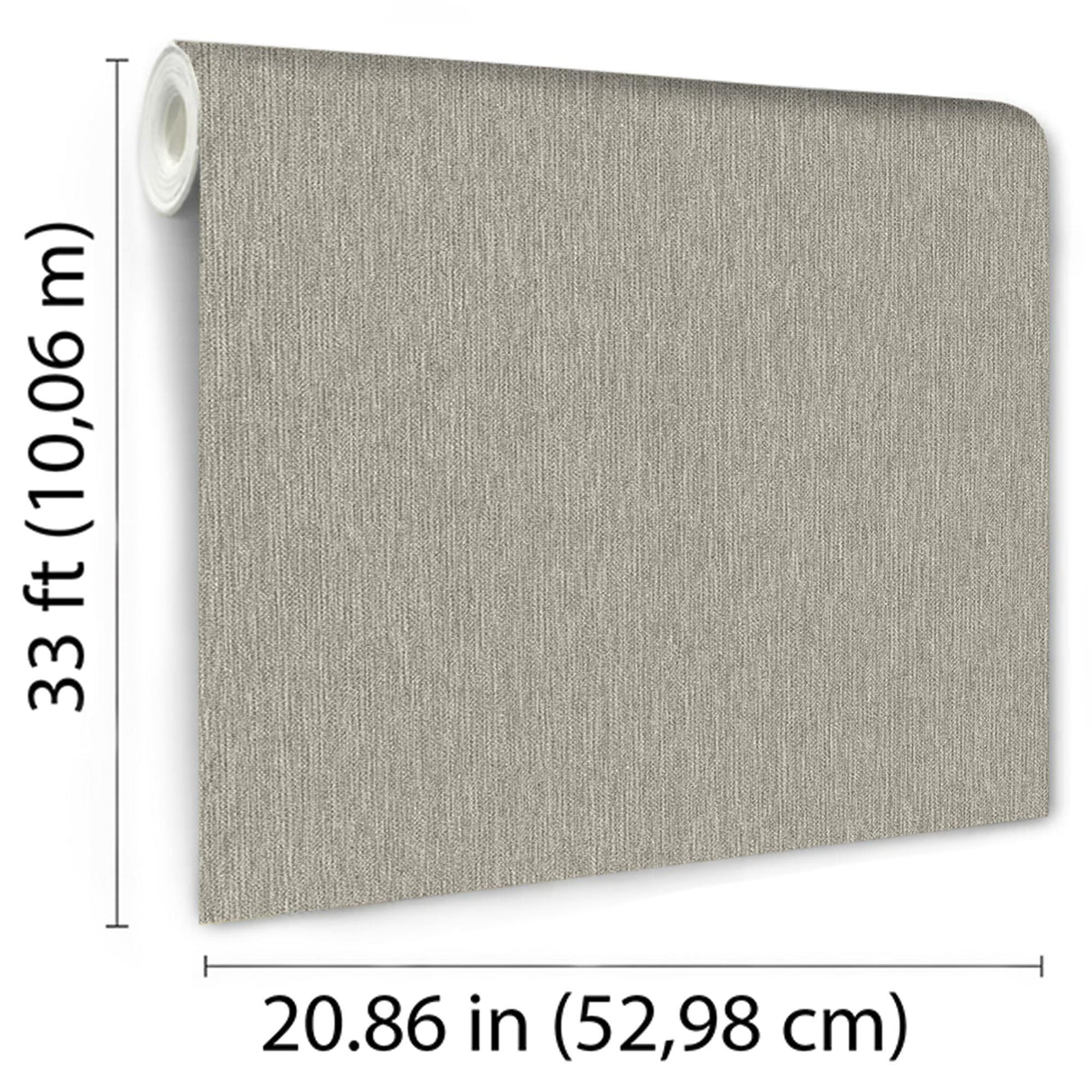 DecoratorsBest Faux Fine Wool Taupe Wallpaper
