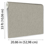 DecoratorsBest Faux Fine Wool Taupe Wallpaper