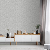 DecoratorsBest Glitter-Infused Linen Texture Grey Wallpaper