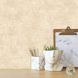 DecoratorsBest Glitter-Infused Linen Texture Medium Beige Wallpaper