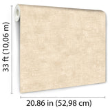 DecoratorsBest Glitter-Infused Linen Texture Medium Beige Wallpaper