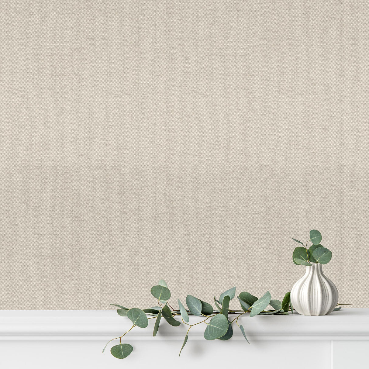 DecoratorsBest Luxe Faux Tweed Texture Beige Wallpaper