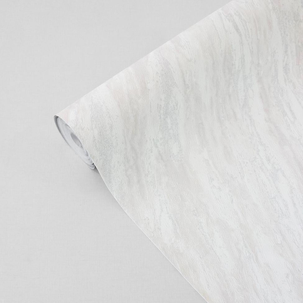 DecoratorsBest Luxe Marble with Glint Dust White Wallpaper