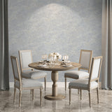 DecoratorsBest Lustre Stucco Greyish Blue Wallpaper