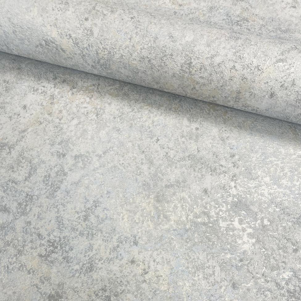 DecoratorsBest Lustre Stucco Greyish Blue Wallpaper