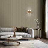 DecoratorsBest Glint Stria Stripe Gold Wallpaper