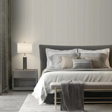 DecoratorsBest Glint Stria Stripe Beige Wallpaper