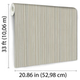 DecoratorsBest Glint Stria Stripe Beige Wallpaper