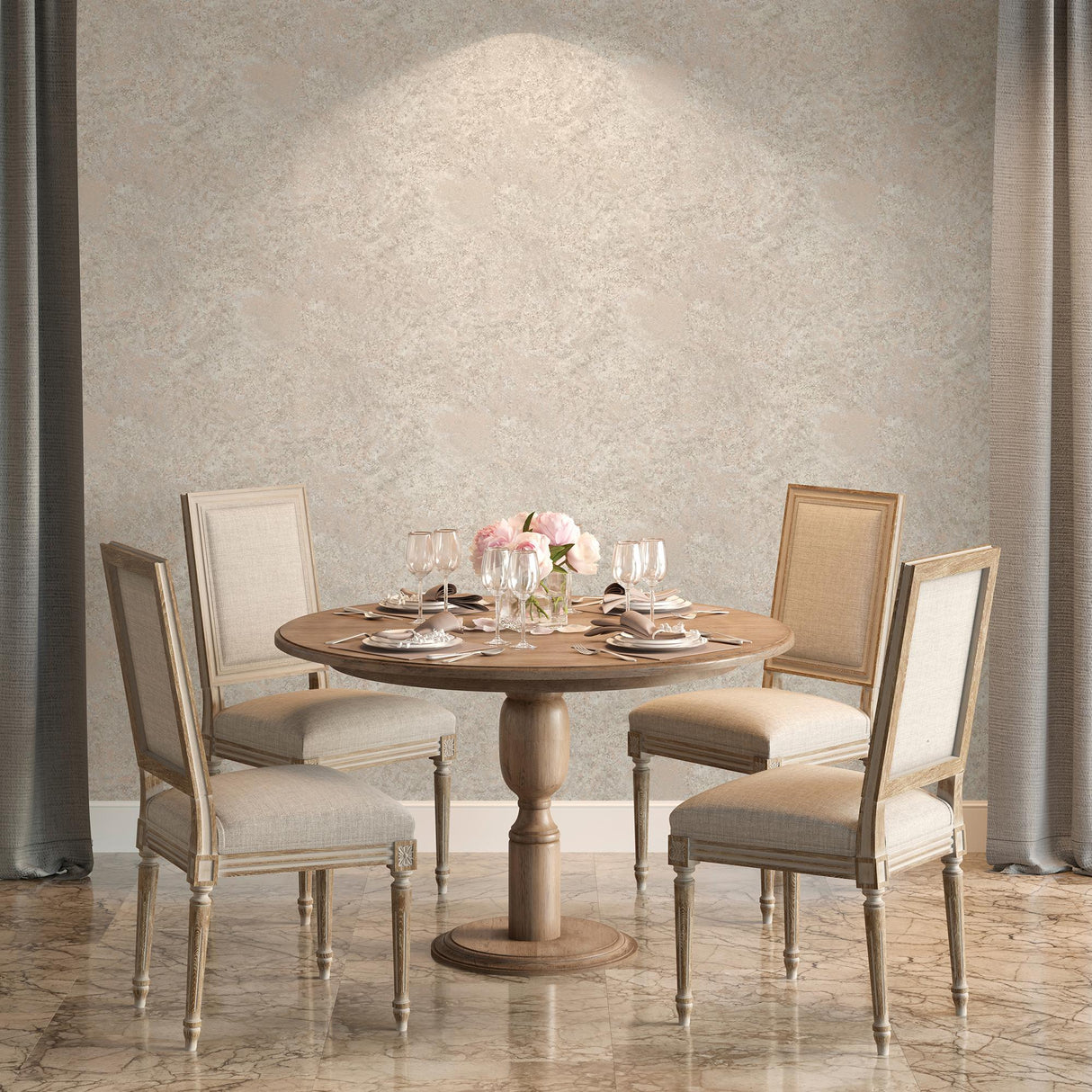 DecoratorsBest Lustre Stucco Beige Wallpaper