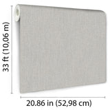 DecoratorsBest Lustre Linen Light Grey Wallpaper