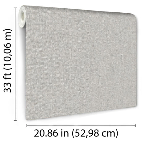 DecoratorsBest Lustre Linen Light Grey Wallpaper