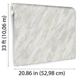 DecoratorsBest Luxe Marble with Glint Dust Light Grey Wallpaper