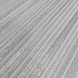 DecoratorsBest Glint Stria Stripe Light Grey Wallpaper