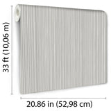 DecoratorsBest Glint Stria Stripe Light Grey Wallpaper
