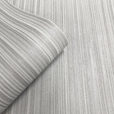DecoratorsBest Glint Stria Stripe Light Grey Wallpaper
