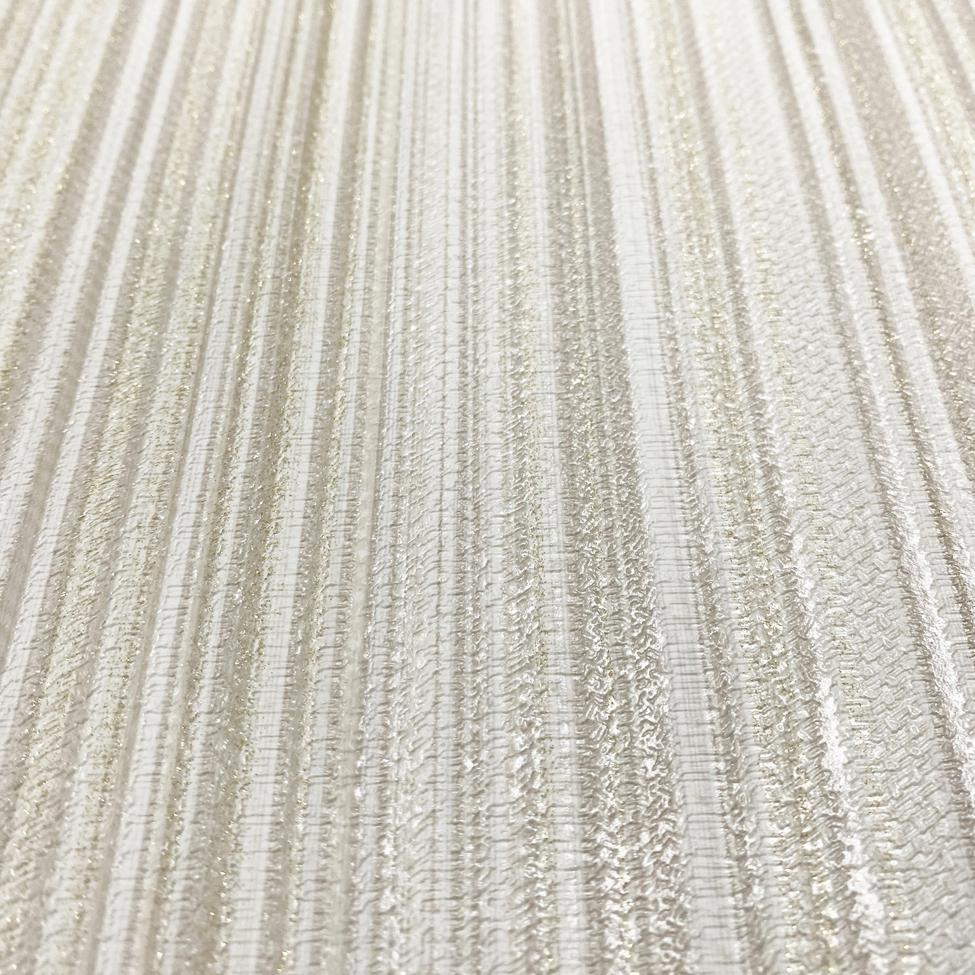 DecoratorsBest Glint Stria Stripe Natural Wallpaper
