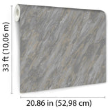 DecoratorsBest Luxe Marble with Glint Dust Dark Grey Wallpaper