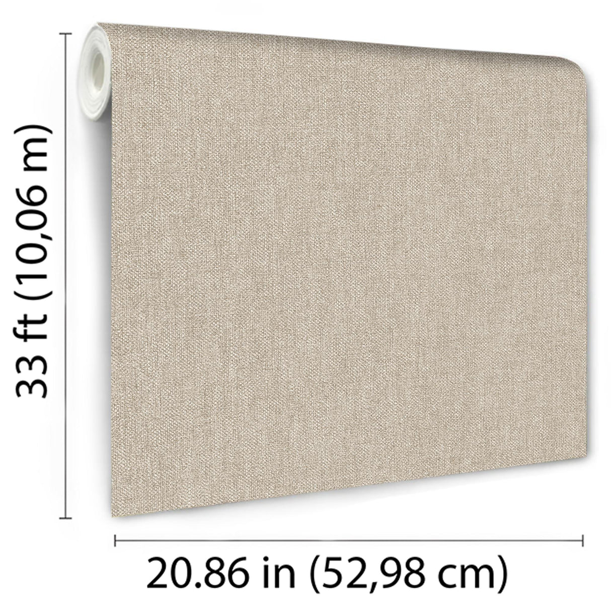 DecoratorsBest Lustre Linen Sand Wallpaper