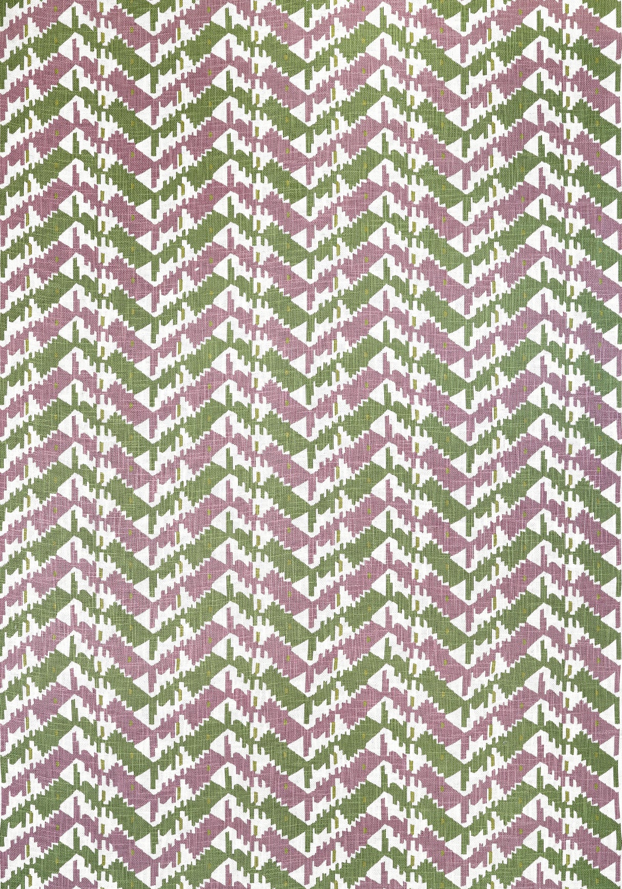 Thibaut MELROSE CHECK Lavender and Green Fabric