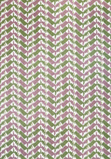 Thibaut MELROSE CHECK Lavender and Green Fabric