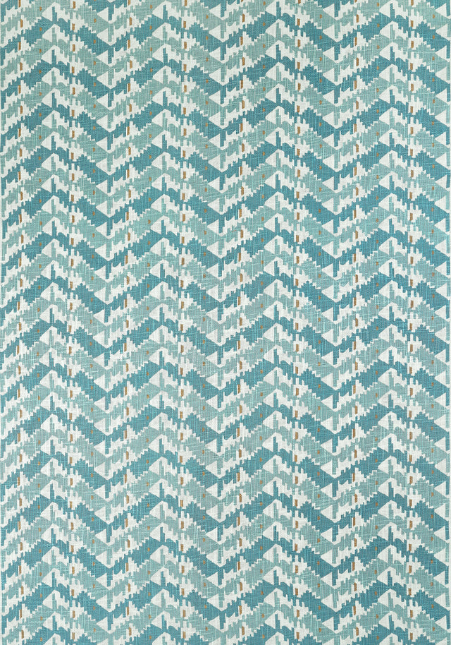 Thibaut MELROSE CHECK Seaglass Fabric
