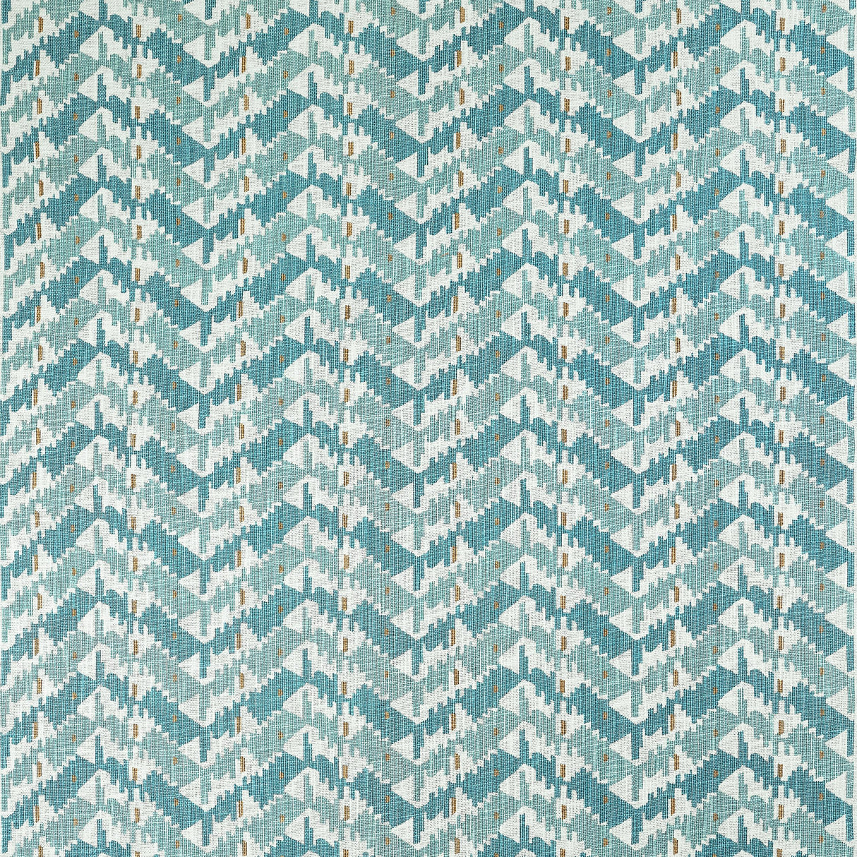 Thibaut Melrose Check Seaglass Fabric